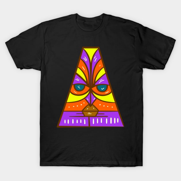 Colorful Totem T-Shirt by Imaginariux